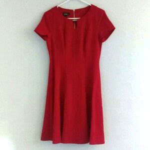 Bright Red Fancy Professional Business Dress